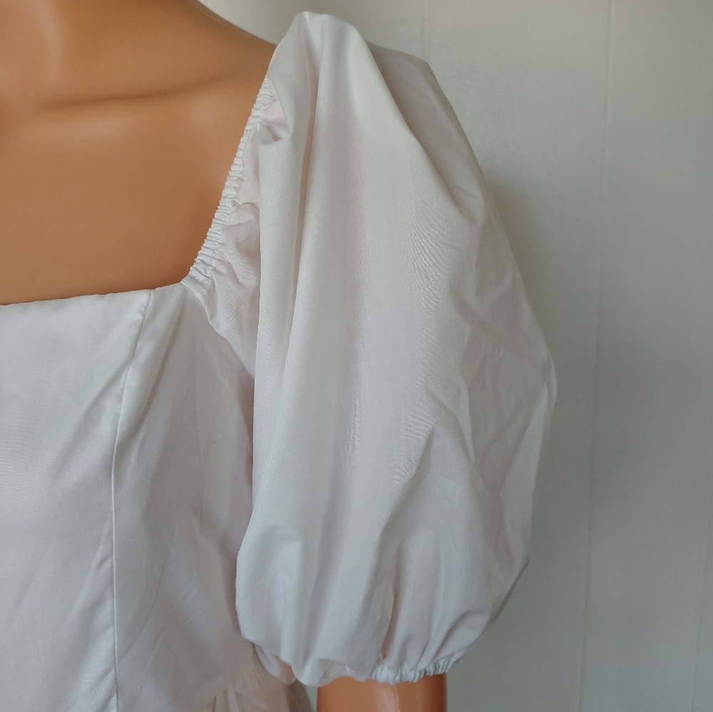 FOREVER 21 White Dress Size M - Picture 5 of 7